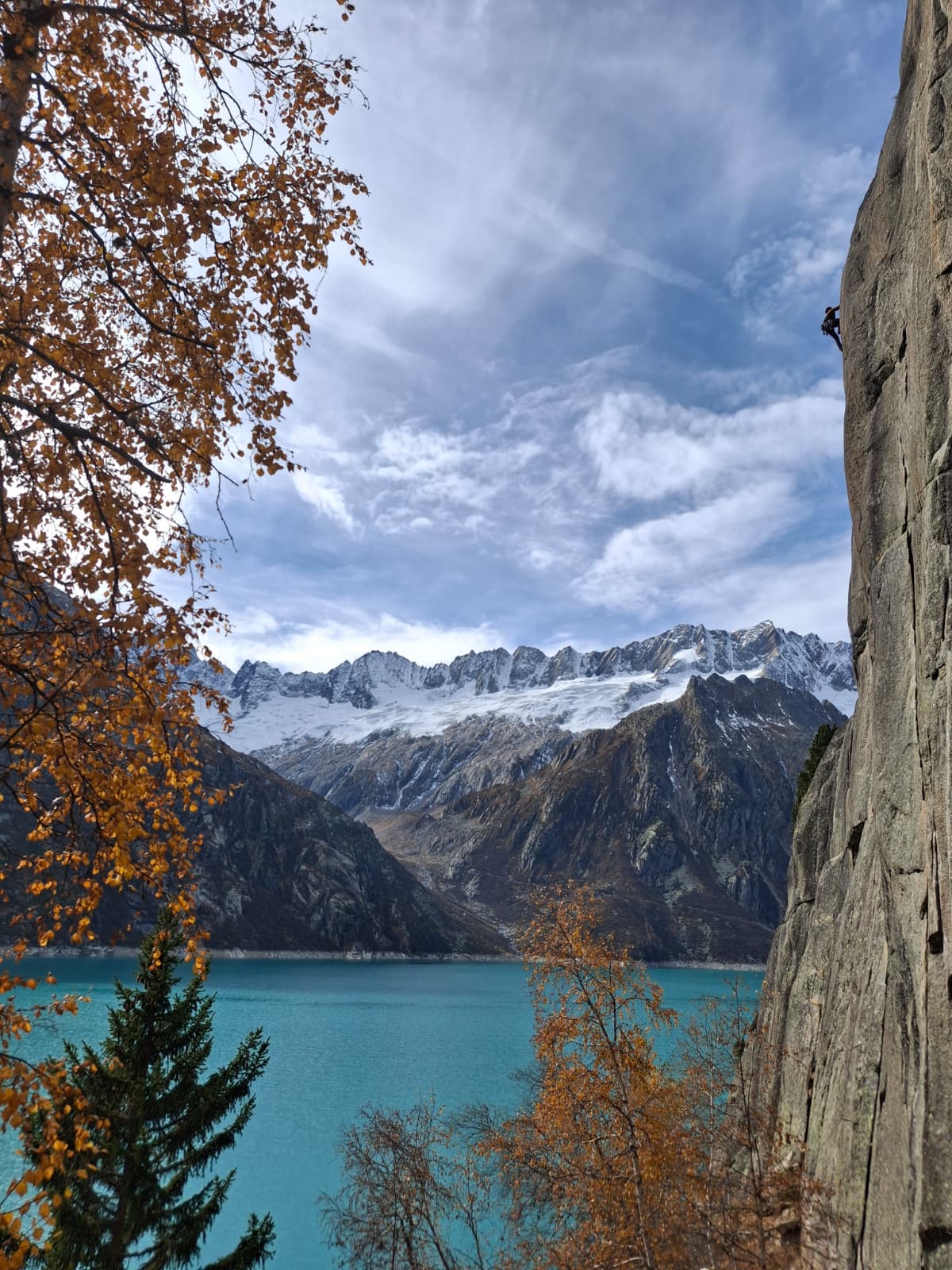 Zwitsers meer en herfstbergen