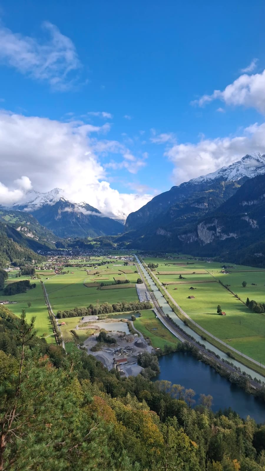 Zwitsers dal landschap